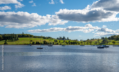 Beautiful views from Lunenburg in Nova Scotia, Canada