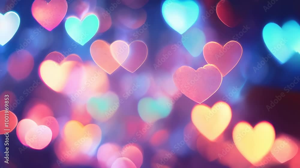 Bokeh heart background. Valentine's day concept. Bokeh heart background. Valentine's day concept.