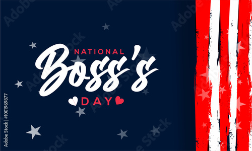 Happy Boss`s day vector bakcground  illustration  photo