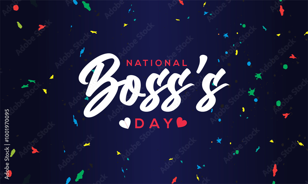 Happy Boss`s day vector bakcground illustration Happy Boss`s day vector bakcground illustration