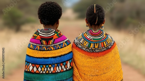 Swazi Women in Traditional Beaded Garments  Eswatini Culture  Africa