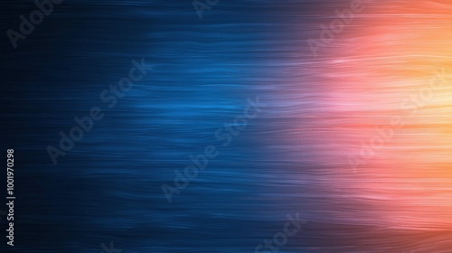 Abstract Blue and Orange Gradient Background with Light Leak Effect