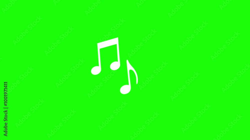 note music animated icon symbol note music do re mi fa sol la si do green screen 4k looping note music animated icon symbol note music do re mi fa sol la si do green screen 4k looping