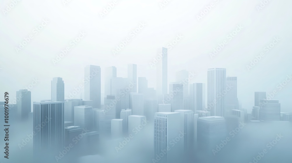 surreal white minimalistic city surreal white minimalistic city
