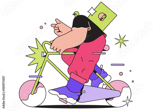 Man delivering food