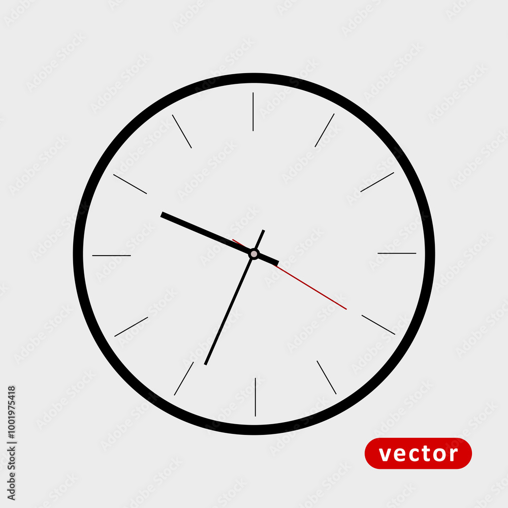 Simple Clock Element Icon Simple Clock Element Icon
