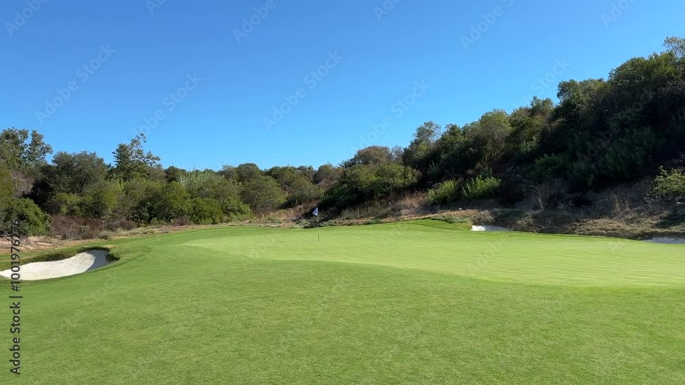 Beautiful Summer Golf Course Country Club View Beautiful Summer Golf Course Country Club View
