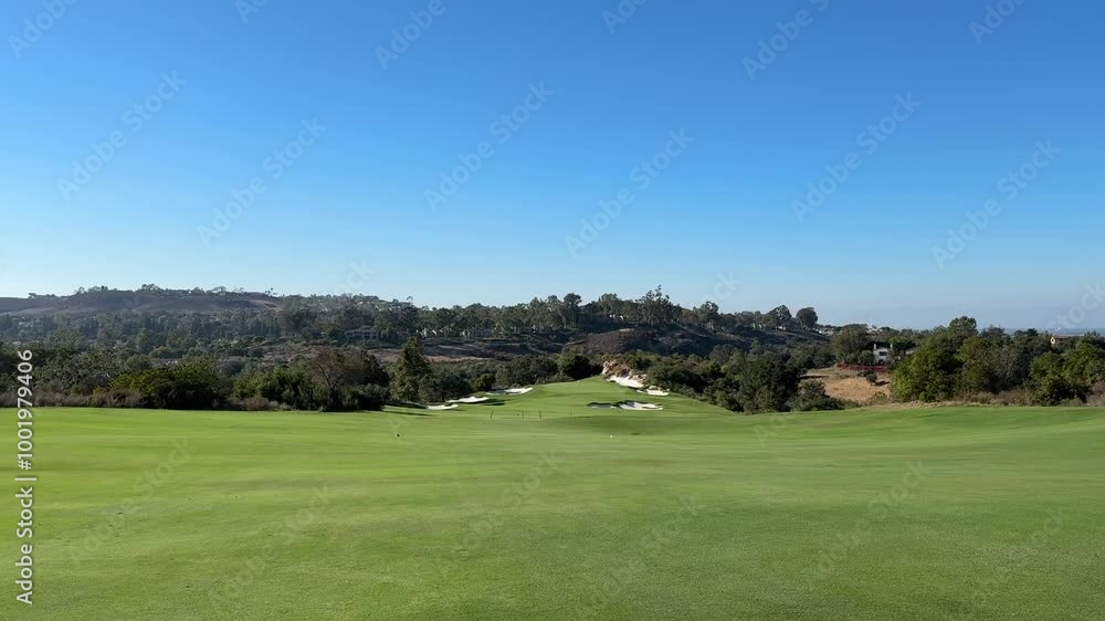 Beautiful Summer Golf Course Country Club View Beautiful Summer Golf Course Country Club View