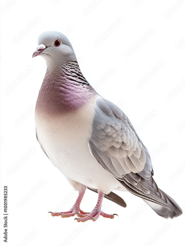 Naklejka premium Dove isolated on white background