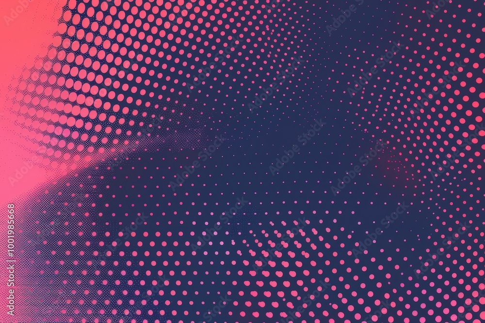 Pink dots on blue Pink dots on blue