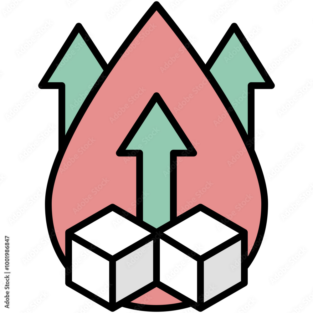 Hyperglycemia Icon. Blood Vessel Disease Pictogram Graphic Illustration. Isolated Simple Filled Line Icon For Infographic, App and Web Button. Hyperglycemia Icon. Blood Vessel Disease Pictogram Graphic Illustration. Isolated Simple Filled Line Icon For Infographic, App and Web Button.