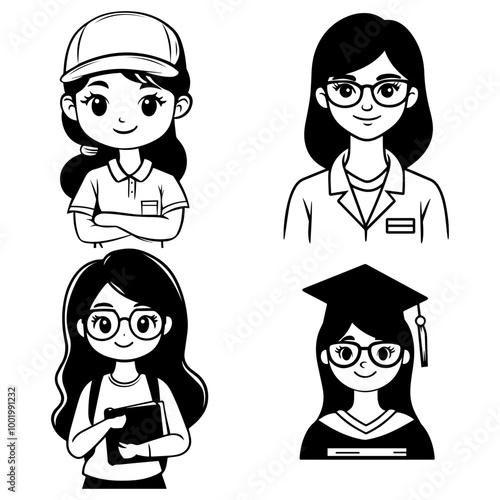 vector about Feminism, Feminism, women's welfare, women's movement
