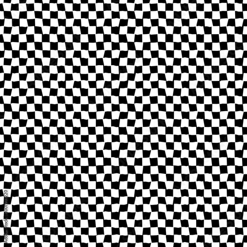 Psychedelic checkerboard pattern