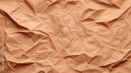 Wallpaper Mural Crumpled Brown Paper Texture Background   Vintage  Rustic  Grunge Torontodigital.ca