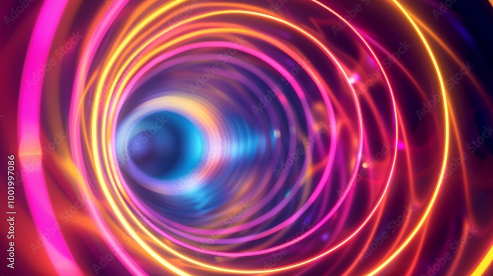 Rotating neon light Rotating neon light