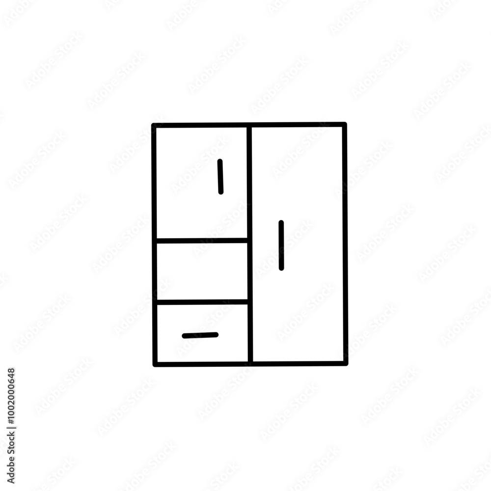 Collection of furniture icons, household appliances. Collection of furniture icons, household appliances.