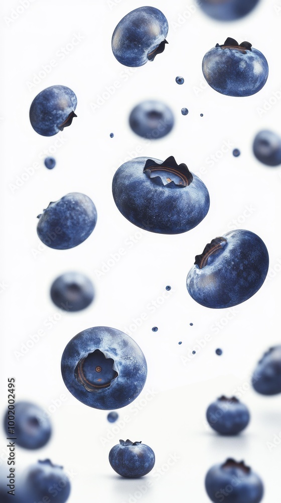 Blueberries in Mid-Air – Generative AI Blueberries in Mid-Air – Generative AI
