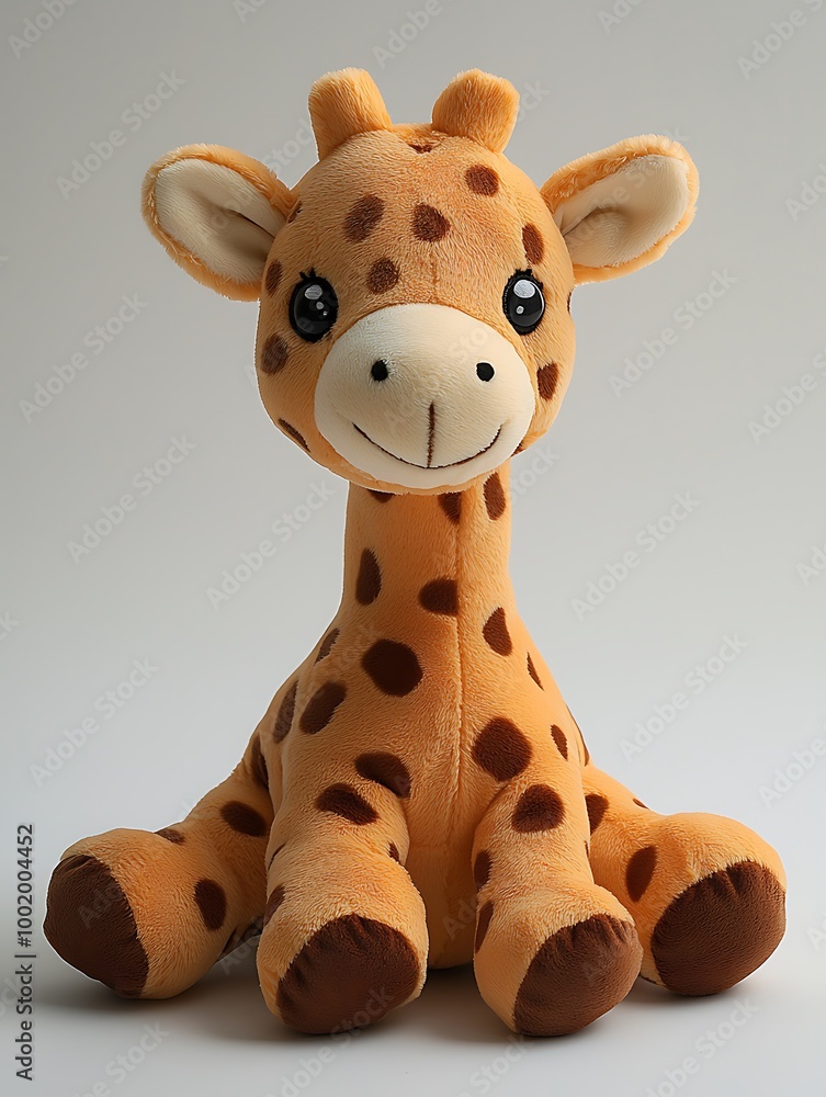 Cute Plush Giraffe Toy with Long Neck Feature Cute Plush Giraffe Toy with Long Neck Feature