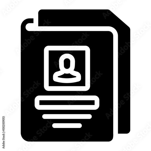 criminal record Solid icon