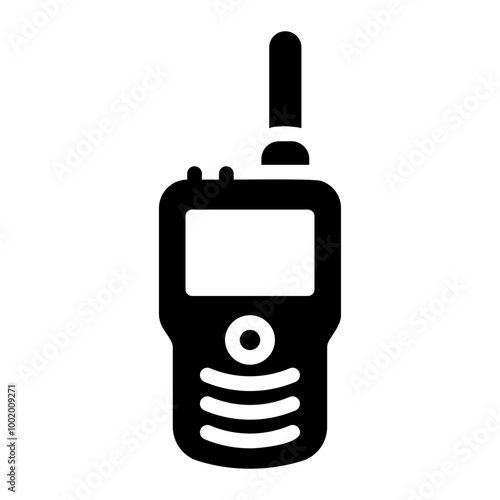 walkie talkie Solid icon