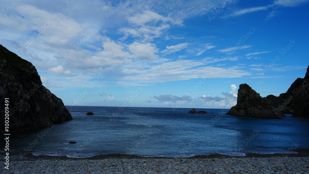 Fototapeta premium 加計呂麻島のホノホシ海岸
