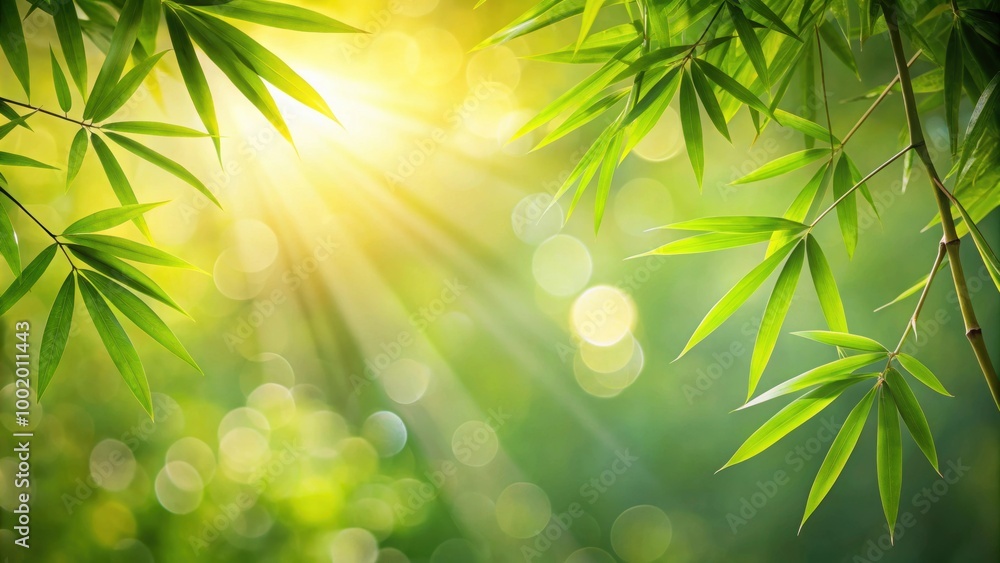 Serene bamboo leaves illuminated by sunlight and bokeh in a calm, zen setting, nature, bamboo, leaves, sunlight, bokeh Serene bamboo leaves illuminated by sunlight and bokeh in a calm, zen setting, nature, bamboo, leaves, sunlight, bokeh