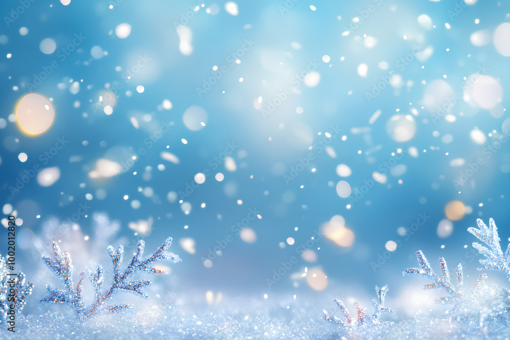 blue christmas background with snowflakes blue christmas background with snowflakes