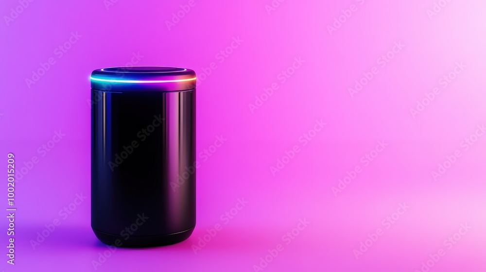 Modern smart device featuring a sleek design on a vibrant background. Modern smart device featuring a sleek design on a vibrant background.