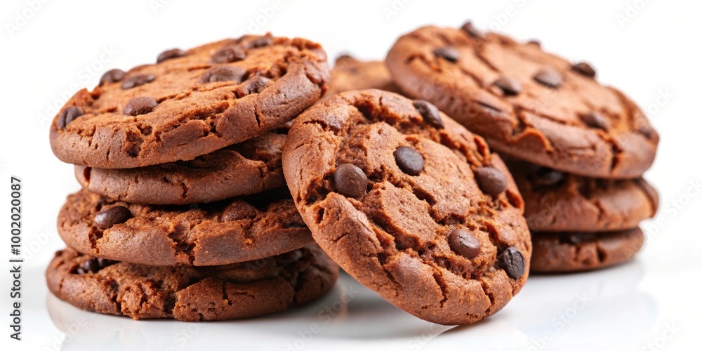 Delicious duo cacao biscuits with a crispy texture and rich chocolate flavor perfect as a sweet snack , cacao, biscuits, sweet Delicious duo cacao biscuits with a crispy texture and rich chocolate flavor perfect as a sweet snack , cacao, biscuits, sweet