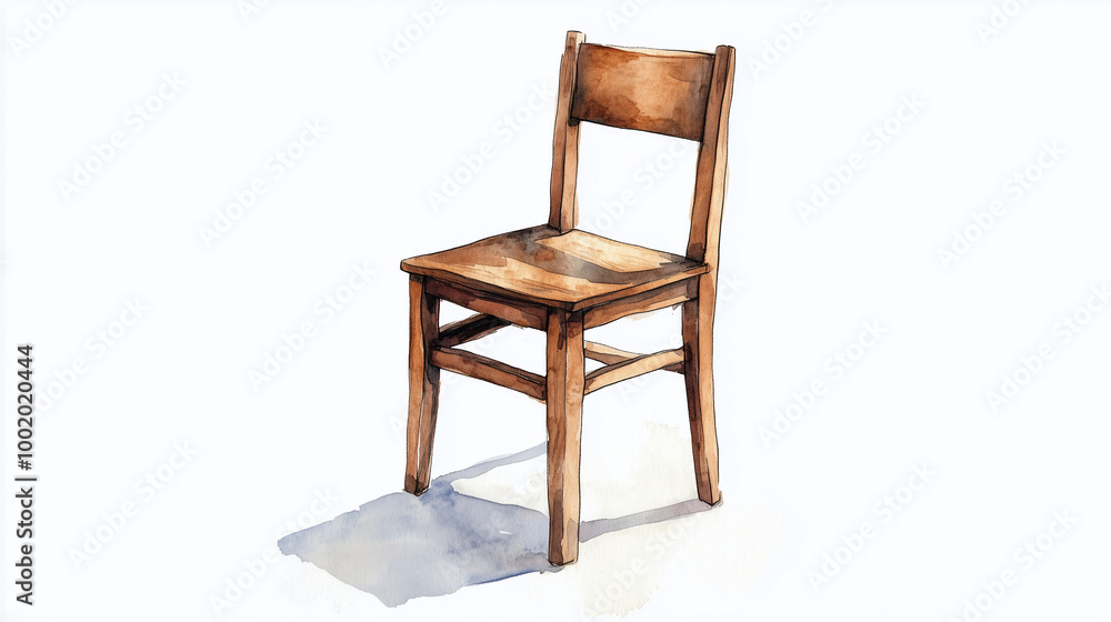 Rustic Charm of a Simple Wooden Chair Rustic Charm of a Simple Wooden Chair