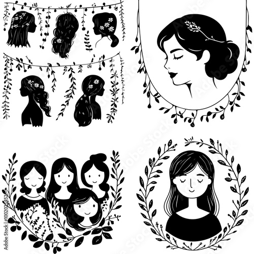 vector about Feminism, Feminism, women's welfare, women's movement