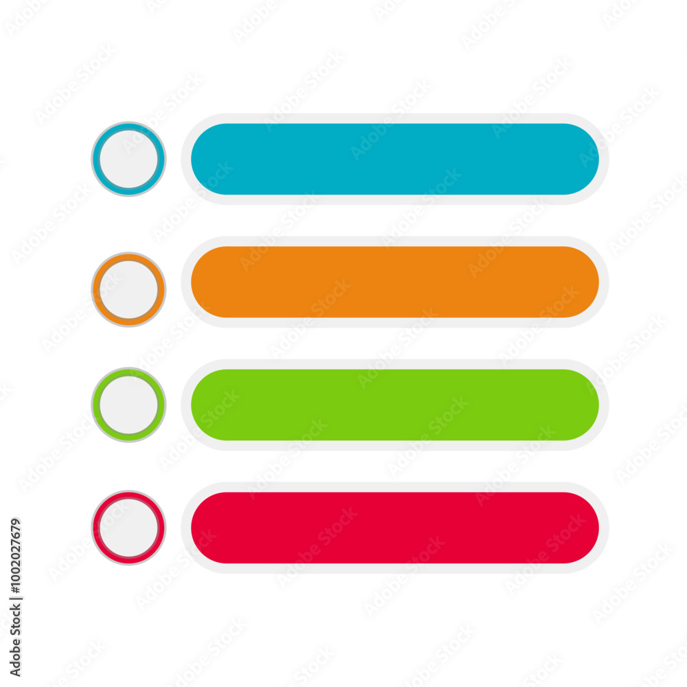 set of buttons- Set of colorful banners- Business bullet in presentation set of buttons- Set of colorful banners- Business bullet in presentation