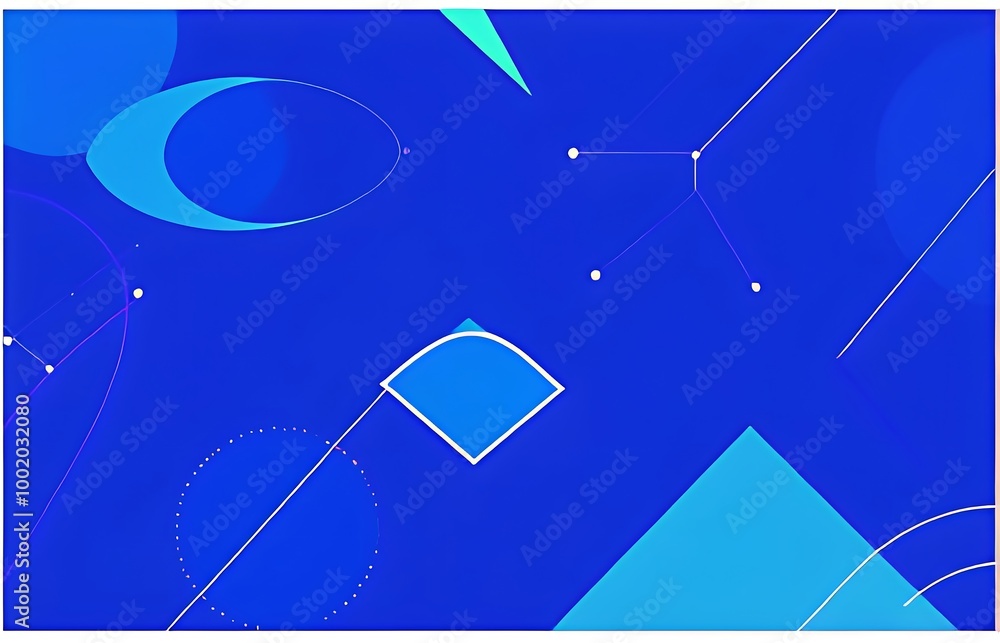 Naklejka premium Abstract background with geometric patterns Background, Wallpaper, Photo for post banner. Ai Gegerated