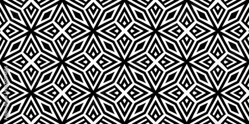 Elegant black and white geometric pattern