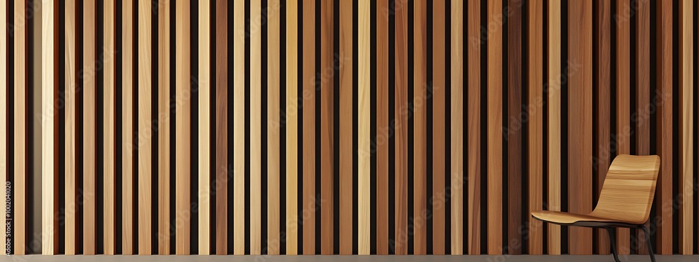 Wooden wall made of vertical panels. Line slats made of wood for a modern interior. Timber planks for cladding facades or fences. Material for cladding in construction. Wooden wall made of vertical panels. Line slats made of wood for a modern interior. Timber planks for cladding facades or fences. Material for cladding in construction.