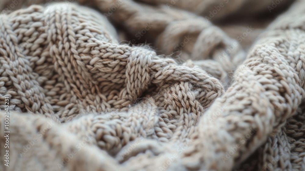 Soft Beige Knit Fabric Texture for Cozy Vibes Soft Beige Knit Fabric Texture for Cozy Vibes