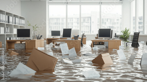 Flooded Office Disaster: Ch...