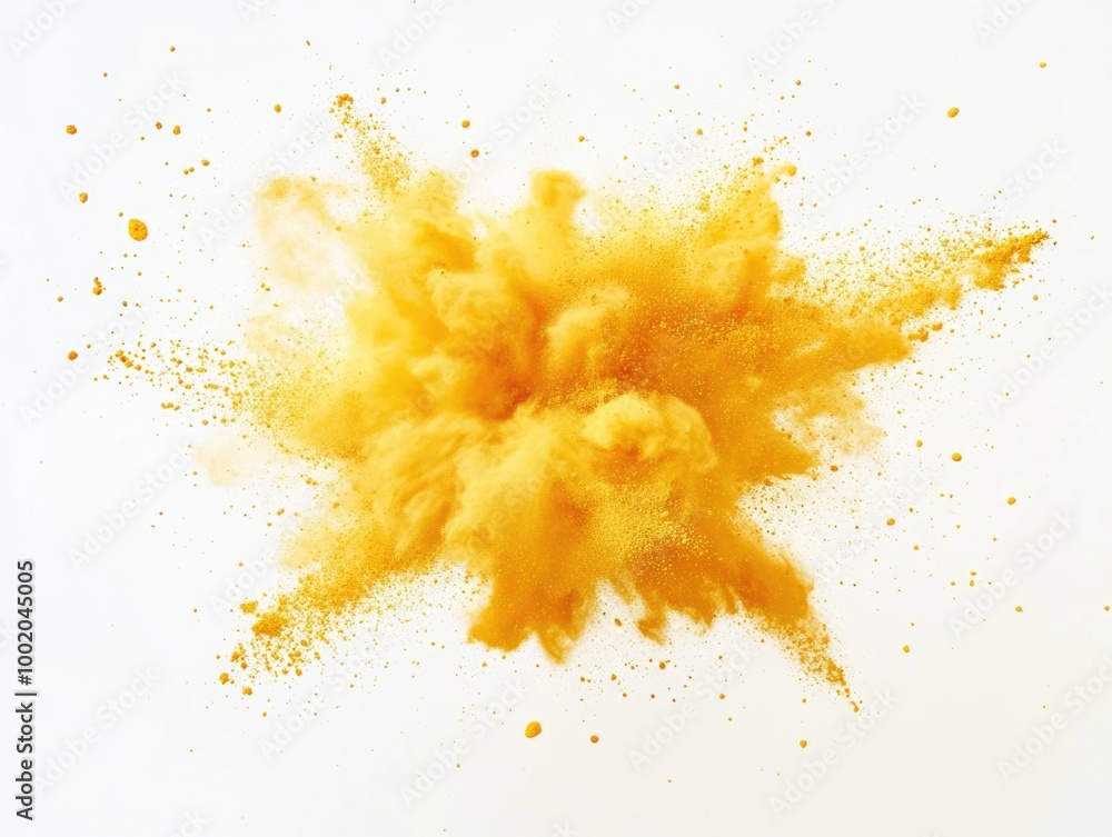 Yellow Powder Explosion Yellow Powder Explosion
