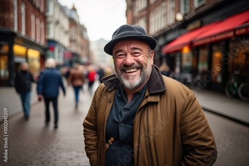 Portrait of a senior man on the street in London, UK