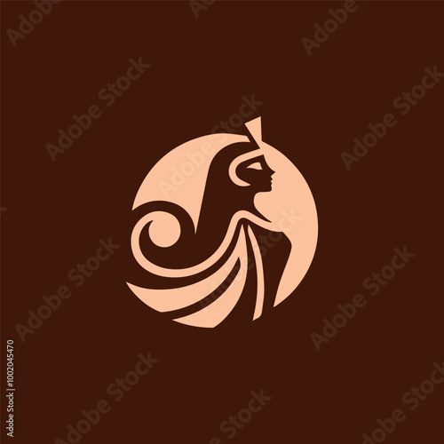 Egypt lady logo