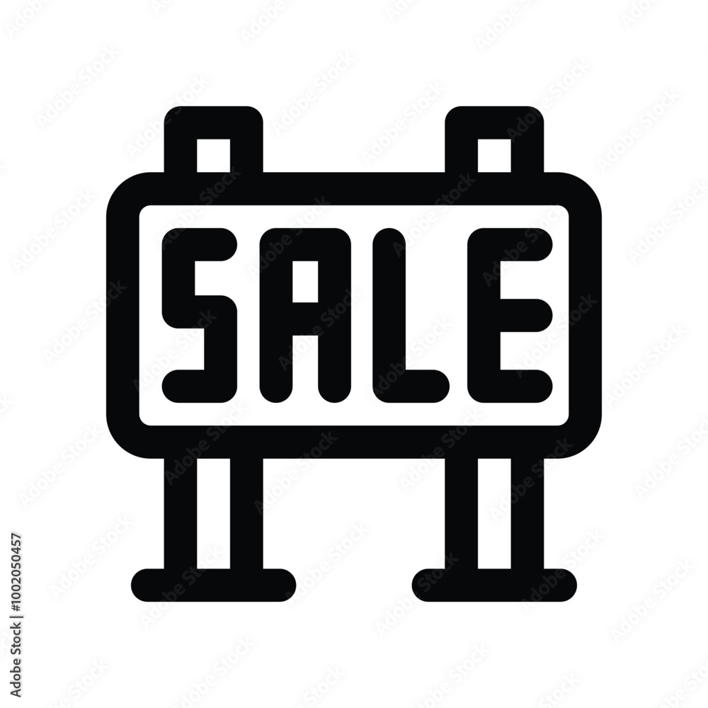 sign icon. vector line icon for your website, mobile, presentation, and logo design.