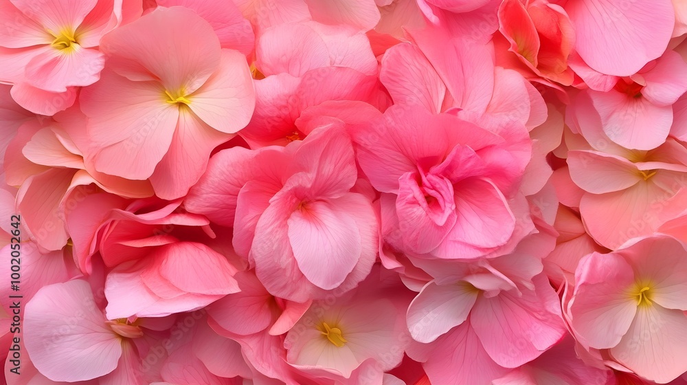 a close-up view of a cluster of pink flowers. The flowers are densely packed together, creating a lush and vibrant display. The petals vary in shades of pink, ranging from light to dark, and some have a close-up view of a cluster of pink flowers. The flowers are densely packed together, creating a lush and vibrant display. The petals vary in shades of pink, ranging from light to dark, and some have