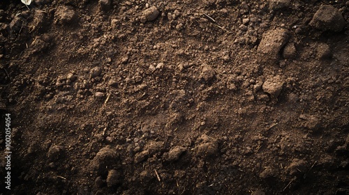 An engaging photograph for World Soil Day, featuring rich, textured soil in a natural or agricultural setting, highlighting the importance of soil health and conservation