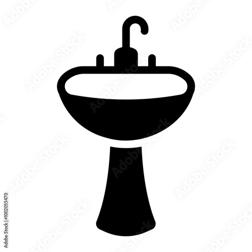 washbasin Solid icon