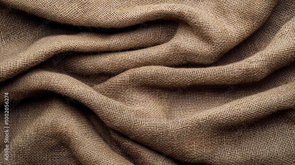Close-up of Natural Burlap Fabric Texture Close-up of Natural Burlap Fabric Texture