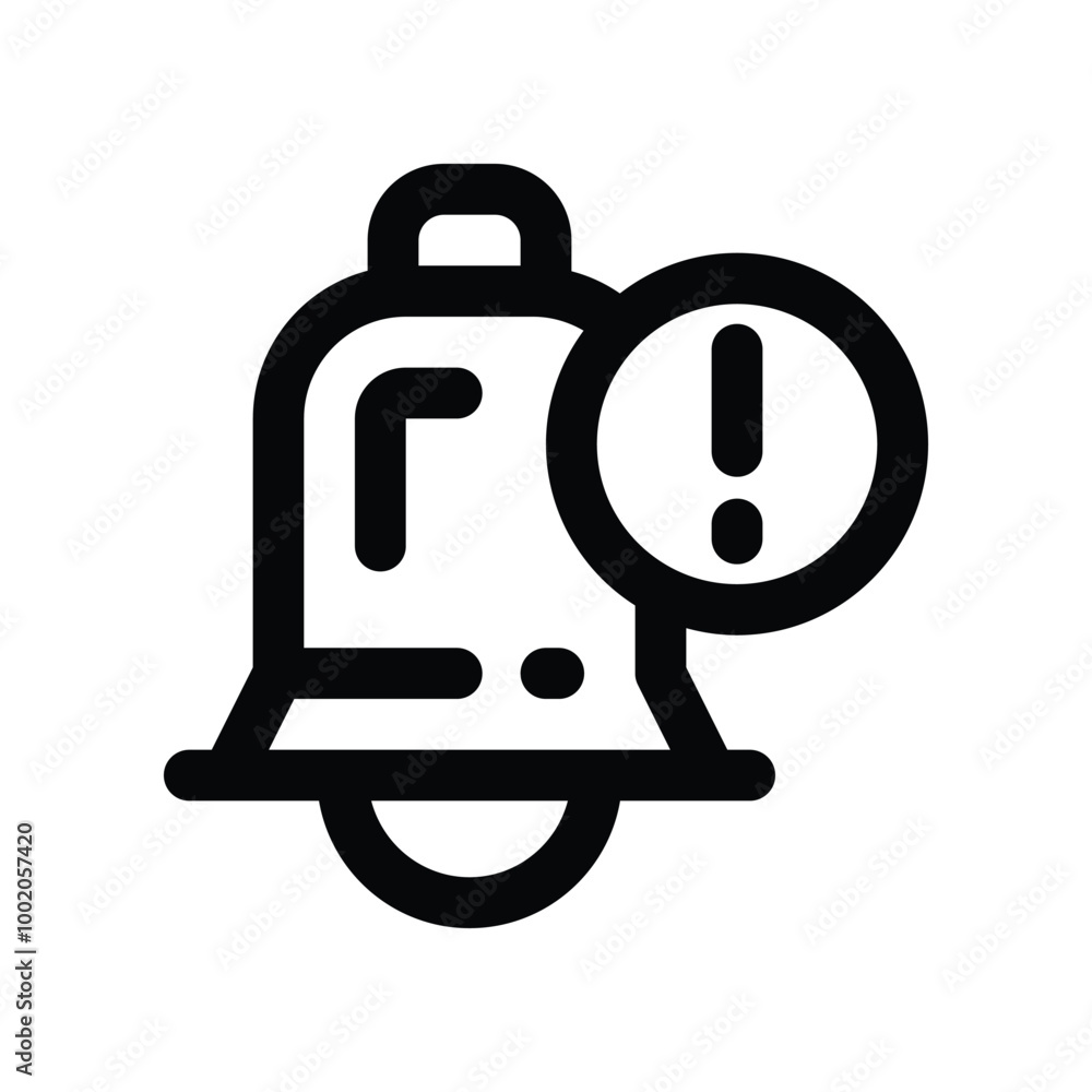 notification icon. vector line icon for your website, mobile, presentation, and logo design. notification icon. vector line icon for your website, mobile, presentation, and logo design.