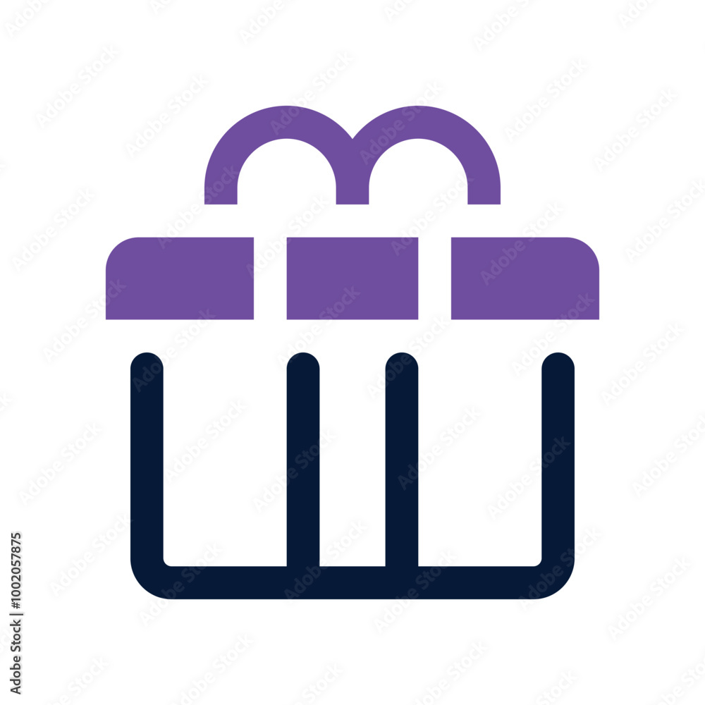 gift icon. vector dual tone icon for your website, mobile, presentation, and logo design. gift icon. vector dual tone icon for your website, mobile, presentation, and logo design.