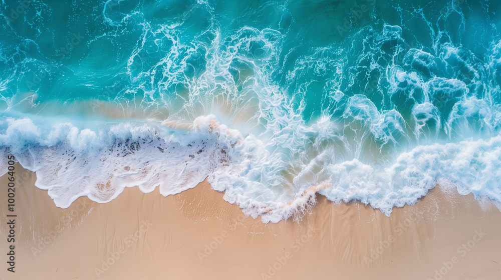An ocean wave gently rolling onto the beach, with soft sand and clear water, creating a peaceful and relaxing coastal scene.
An ocean wave gently rolling onto the beach, with soft sand and clear water, creating a peaceful and relaxing coastal scene.
