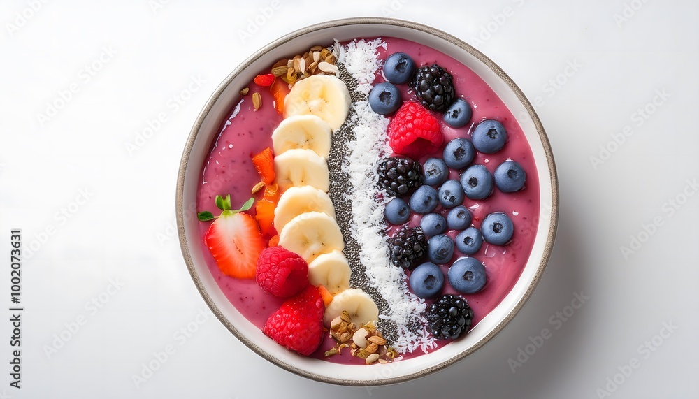 Berry Smoothie Bowl with Chia Seeds Berry Smoothie Bowl with Chia Seeds