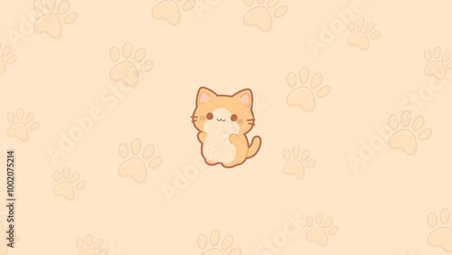 Cute animal character wallpaper